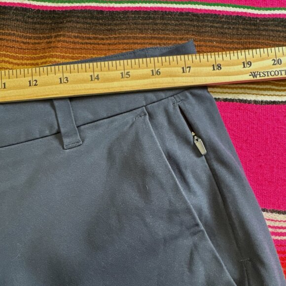 Lululemon Mens 34x35 Commission Pant Classic Fit Warpstreme Navy Blue Golf Perf - Picture 5 of 9